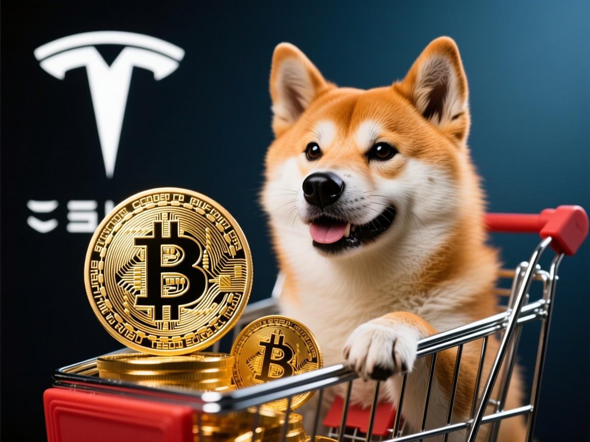 狗狗币助力特斯拉购物，狗狗币购买特斯拉商品成为新潮流