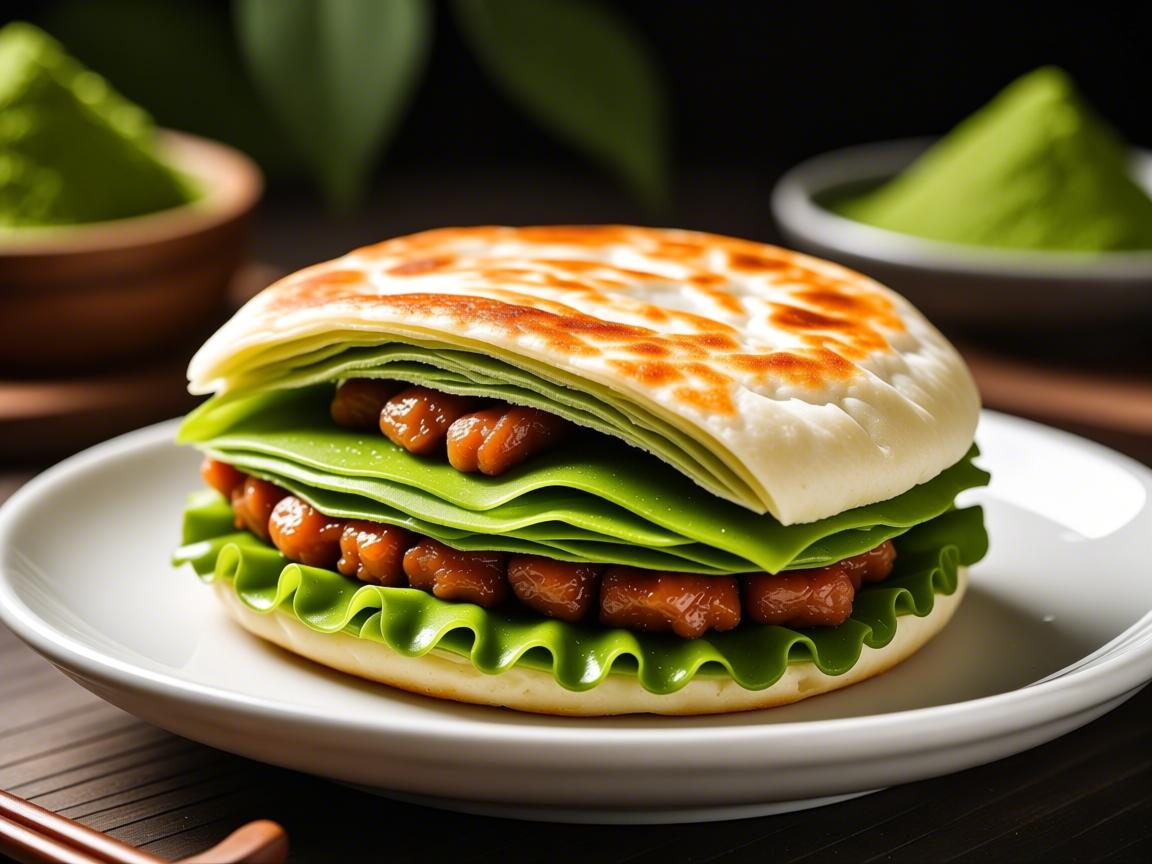 MXC抹茶千层肉饼，传统与创新的美妙融合